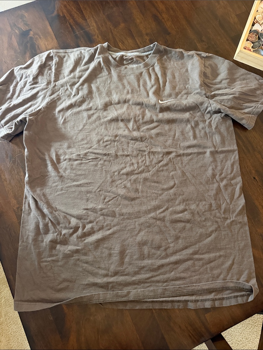 Men’s Nike Regular Fit Cotton Tee | Mocha - Taupe Crewneck | Short Sleeve